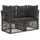vidaXL Garten-Sofa 2-Sitzanzahl 0 x 0 x 0 cm Grau