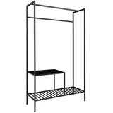 House Nordic Vita Garderobe 101x38x170cm schwarz
