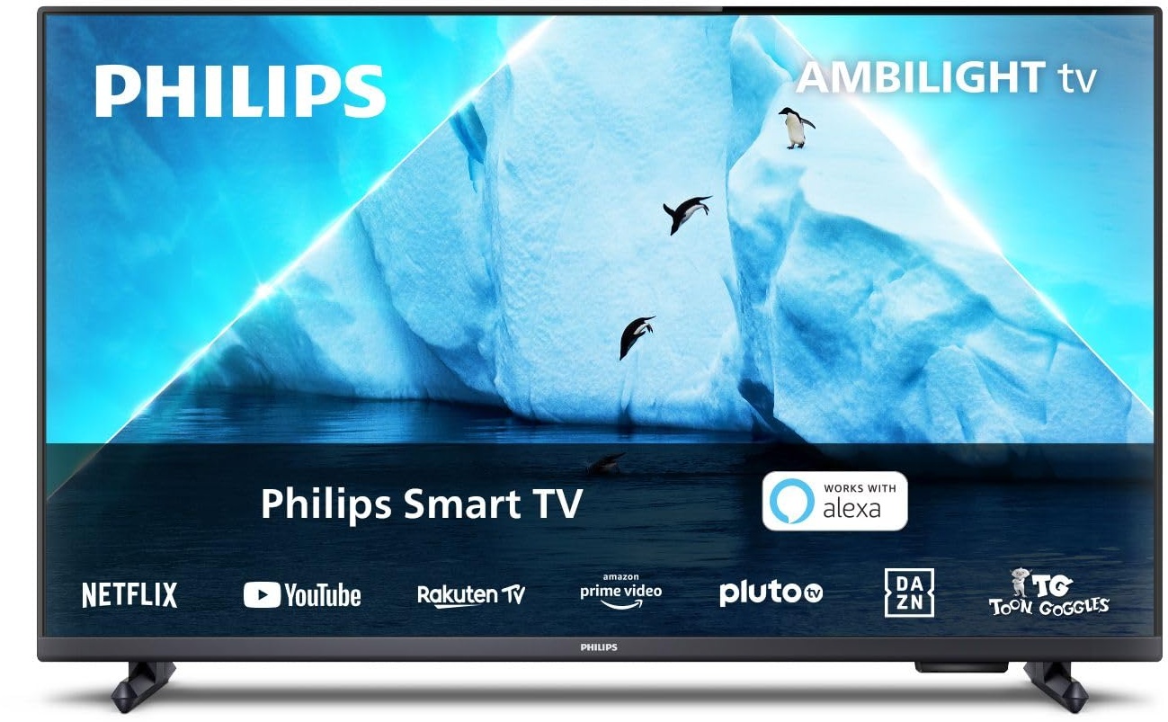 Philips Ambilight TV | 32PFS6908/12 | 80 cm (32 Zoll) LED Full HD Fernseher | 60 Hz | HDR | Smart TV