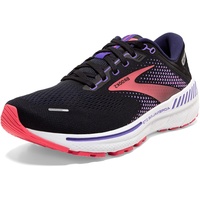 Brooks Adrenaline GTS 22 Damen black/purple/coral 42