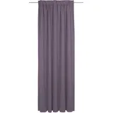ADAM Audio Vorhang ADAM "Uni Collection" Gr. 1, lila (beere), B:142cm H:145cm, Jacquard, Baumwolle, Gardinen, aus 100% Bio-Baumwolle