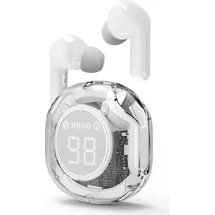 Gembird Transparent TWS In-Ear Kopfhörer in Weiß - Weiß