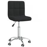 vidaXL Bürostuhl Stoff Schwarz