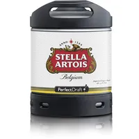 Stella Artois, Internationales Premium Lager-Bier aus Belgien, Perfect Draft (1 x 6l) MEHRWEG Fassbier