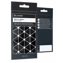 Luxshield Reflektoren Aufkleber Dreiecke Klein Schwarz Modell 2024