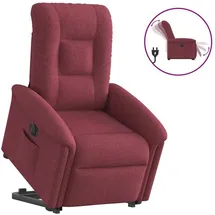 vidaXL Relaxsessel mit Aufstehhilfe Elektrisch 91,5 x 96 x 91,5 cm Weinrot