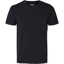 Selected "SLHNEWPIMA SS O-NECK TEE NOOS", (16073457) black
