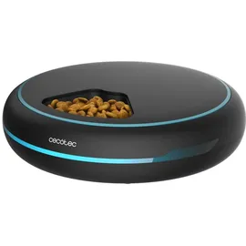 Cecotec Automatischer Futterautomat für Haustiere Pumba 1600 Purrfect Meal. Fassungsvermögen 1,6 l, 4 unabhängige Abschnitte, Led-anzeige, Timer und Sprachrekorder