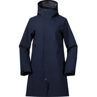 Bergans Damen Urban 2L Mantel (Größe M, blau)