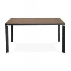 Schreibtischbank XLINE  Quadratischer Besprechungstisch im Format 160 x 160 cm, der auch als Bankschreibtisch verwendet werden kann  Kadima Design