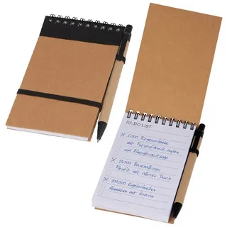 MacMa Schreibset / Kugelschreiber und Spiral-Notizbuch mit "To do Liste" ca. DIN A6