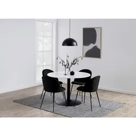 Actona Esstisch Schwarz,