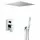 VALAZ Decken-unterputz-regendusche Acton Chrom