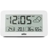 Braun BC13WP-DCF digitaler Funkwecker m. Wetterstation