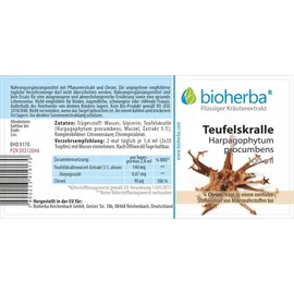 Bioherba Teufelskralle Tropfen 50 ml