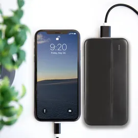 MaxLife MXPB-02 Powerbank PD QC 20W Akkukapazität 20000mAh Externer Akku Ladegerät Schwarz