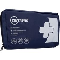 cartrend Kfz-Verbandtasche DIN 13164, Erste-Hilfe-Tasche, Verbandtasche Auto, blau