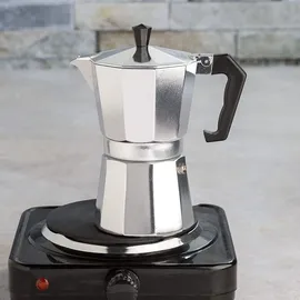 Faizee Möbel Mokka Premium 600 ml 12 Tassen Grau/Silber