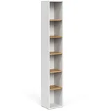 Vicco Hochregal Viktor, Weiß/Artisan, 30 x 188.6 cm