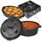 FEUERGOTT Dutch Oven 6 l Gusseisen schwarz