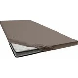 JANINE Topper-Spannbetttuch 5001 Jersey 140 x 200 - 160 x 220 cm taupe