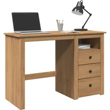vidaXL Schreibtisch Panama 112x45x75 cm Massivholz Kiefer