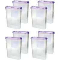 BestLivings Frischhaltebox Schüttdose 2,8 Liter 8er Pack / Lila