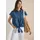 Cecil Hemdbluse im Denim-Look Blau XXL