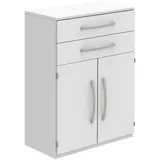 Germania GW-Monteria Aktenschrank 80 x 37 x 196 cm weiß