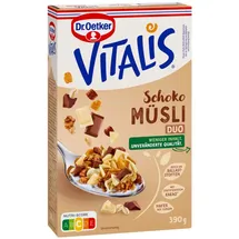 Dr. Oetker VITALIS Schoko DUO Müsli 390,0 g