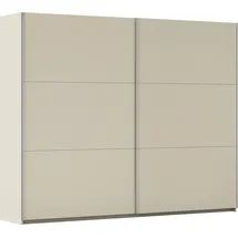 Rauch Schwebetürenschrank RAUCH "AURELIO Kleiderschrank Garderobe TOPSELLER OTTO ́s CHOICE", beige (beige (champagner)), B:261cm H:210cm T:59cm, Holzwerkstoff, Schränke, Schwebetürenschrank, 3 verschiedene Ausstattungsvarianten Griffe aus Metall MADE IN
