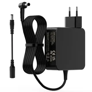 65W Laptop ladekabel Kompatibel Mit Asus F550C X554L A53S F555L F550L F554 F552L F751L F751S X550C X551C X552C X55A R752L AD883020 W15-065N1B EXA1208EH Charger Adapter 5,5 x 2,5 mm