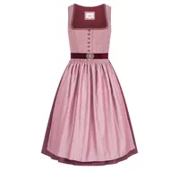 Nübler Midi Dirndl Lohe rot 46