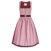 Nübler Midi Dirndl Lohe rot 46