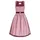 Nübler Midi Dirndl Lohe rot 46