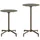 BEST Freizeitmöbel Versa Stehtisch rund höhenverstellbar 205 x 205 cm Cappuccino