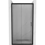 Mexen Apia ausziehbare Duschtür 90 cm, Transparent, Schwarz - 845-090-000-70-00