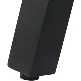 BEST Freizeitmöbel Halo Gartentisch Ø 100 x 75 cm Schwarz