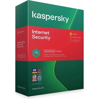 Kaspersky Lab Internet Security 2020 3 Geräte PKC Win Mac Android