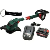 HEADNMORE® Bundle - 1x PARKSIDE® Rasentrimmer PRTA 20 / Rasenkantenschneider + 1x HEADNMORE® Schlüsselanhänger (inkl. 1x4Ah Akku)