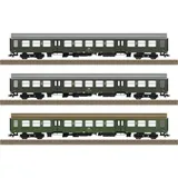 Trix H0 23180 H0 3er-Set Personenwagen Halberstädter der DR