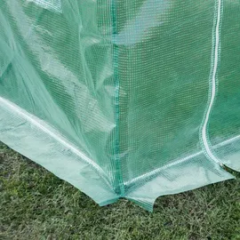 Outsunny Polyethylenfolie 3x2x2m Ersatzfolie mit 6 Fenster für Folientunnel