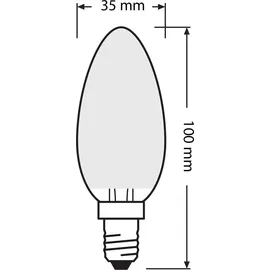 Osram LED-Kerze 2,5W E14 250 lm neutralweiß 1 St.