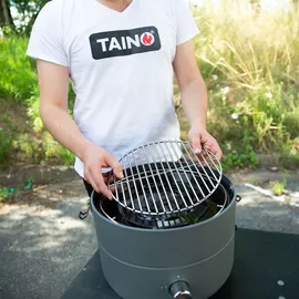 TAINO Grill-to-Go Tischgrill Grau