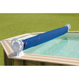 UBBINK Planenaufroller UBBINK "Aufrollvorrichtung DELUXE", weiß, B:16cm H:16cm L:650cm, Aluminium, Winden, für Pools mit breitem flachen Rand