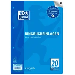 OXFORD Ringbucheinlage A4 blanko, 50 Blätter
