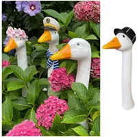 Of Gänsehals Gartenstecker Gans - Höhe 35 bis 38