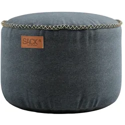 SACK it - RETRO it Canvas Pouf, petrol
