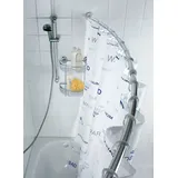 Wenko Badewannen Teleskop Vorhang Stange Dusche Badezimmer Chrom 110-200 cm