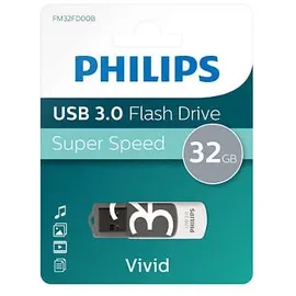 Philips Vivid Edition 32 GB grau/weiß USB 3.0